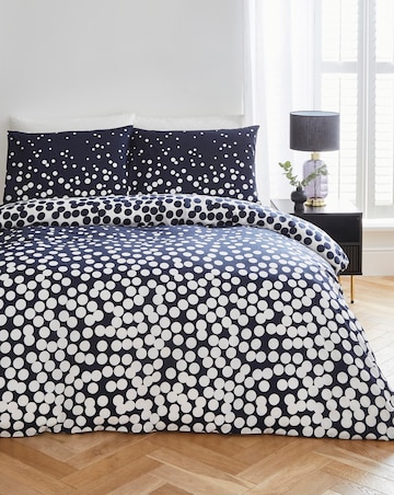 Joanna Hope Spot Cotton Blend Reversible Duvet Cover Set