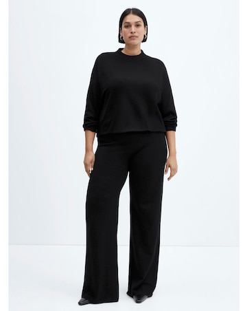 Mango Knitted Wideleg Trousers