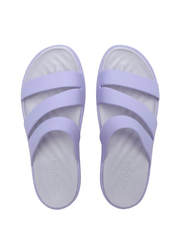 Crocs Purple Getaway Strappy Slider Sandals -Standard Fit (D)