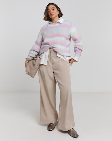Pastel Ombre Crew Neck Jumper