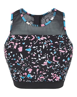 Sports Swim Racer Crop Vest