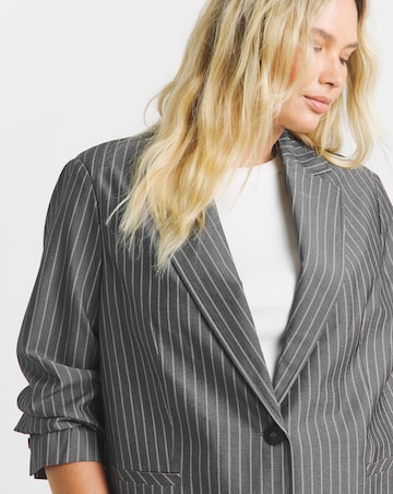 Simply Be Oversized Pinstripe Blazer