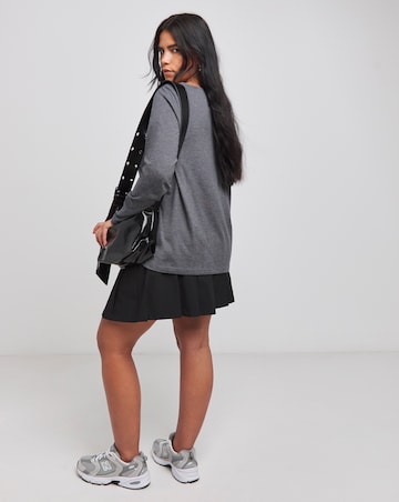 Pink, Navy & Charcoal 3 Pack Slash Neck Tops