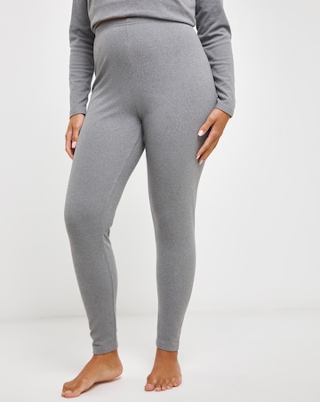 Pretty Secrets Thermal Brushed Fleece Legging - Grey