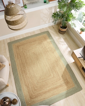 Jute Border Rug