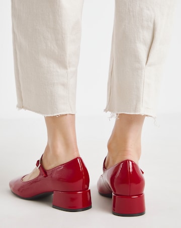 Blithe Low Block Heel Mary Jane - Wide Fit (E)