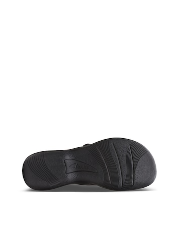 Clarks Black Cloudsteppers Brinkley Sea Sandals - Standard Fit (D)