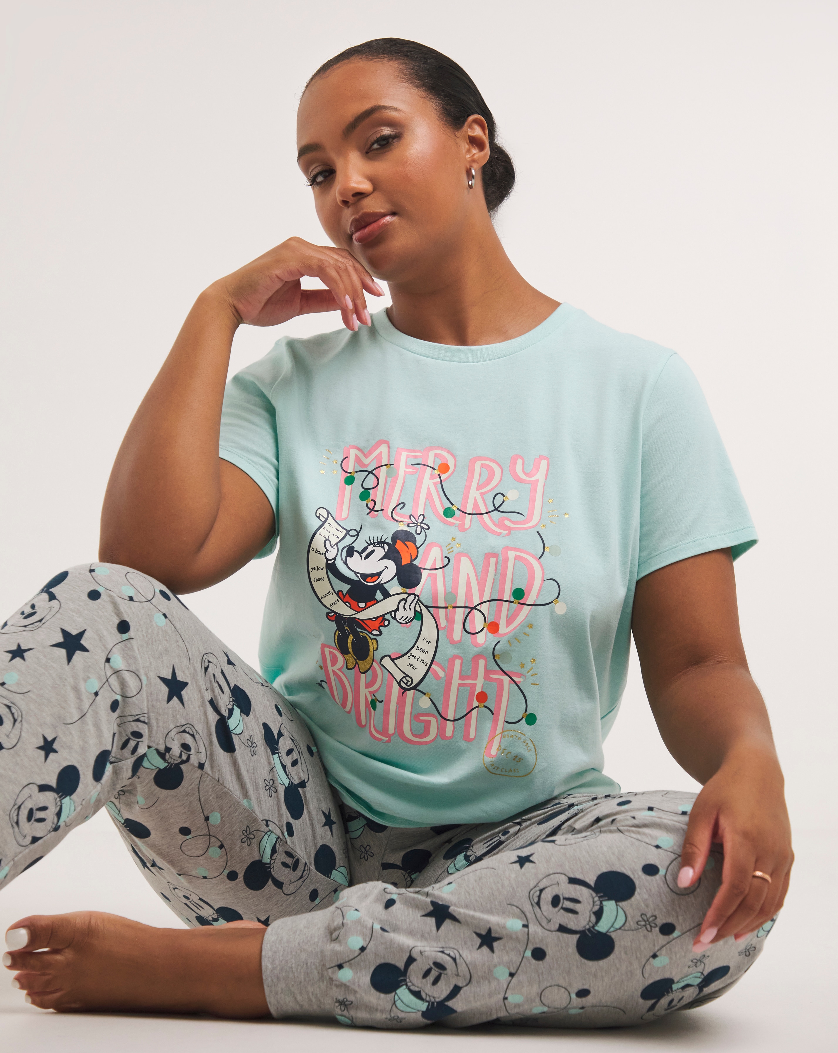 Mickey Mouse Christmas Legging Set Simply Be