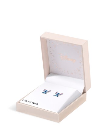 Disney Stitch Sterling Silver Enamel Stud Earrings