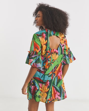 Native Youth Printed Dobby Maxi Dress