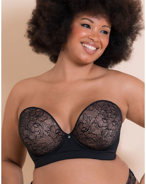 Curvy Kate Hey Girls SuperPlunge Strapless Multiway Bra Latte