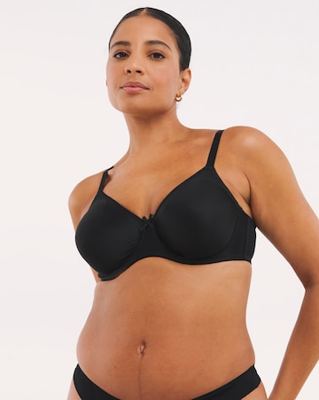 Pretty Secrets (3 Pack) Full Cup Wired Bras (B-E) Black