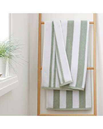 Bianca Reversible Stripe Jacquard Towels