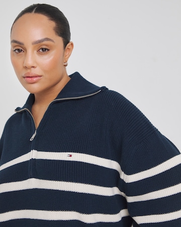 Tommy Hilfiger Cardi Stitch 1/2 Zip Sweater