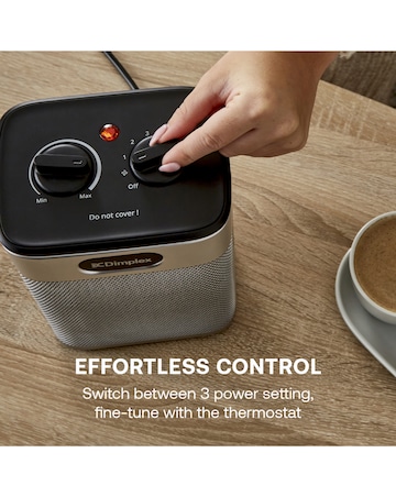 Dimplex Black Midi Essentials Fan Heater and Cooling Fan-Black