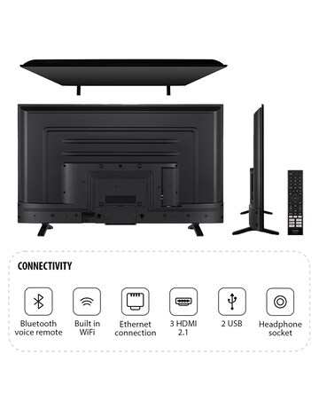 Toshiba 50UV2F53DBU 50in Smart 4K UHD HDR LCD Freely TV w Amazon Alexa