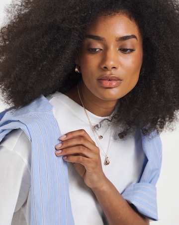 White Oversized Slouchy Pure Cotton Crew Neck T-Shirt