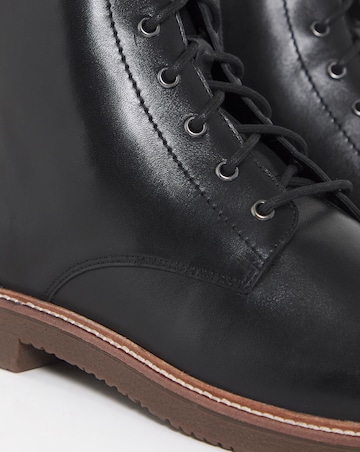 Sonny Knee High Biker Boots - Wide Fit (E) & Curvy Calf