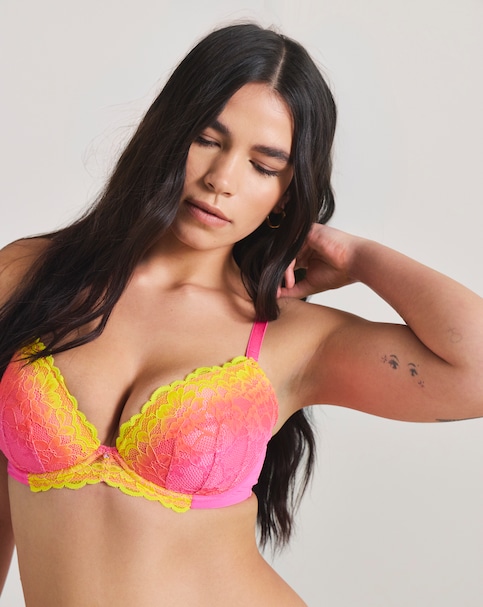 Ann Summers Sexy Lace Ombre Plunge Bra Multi