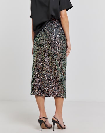 Joanna Hope Multi Sequin Midi Skirt
