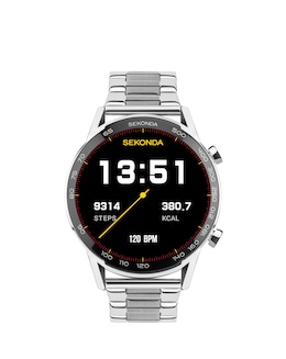 Sekonda Active Plus 45mm Stainless Steel Smart Watch