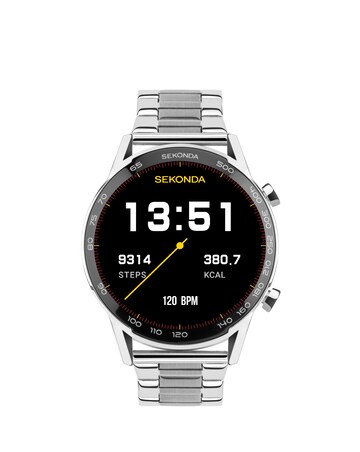 Sekonda Active Plus 45mm Stainless Steel Smart Watch