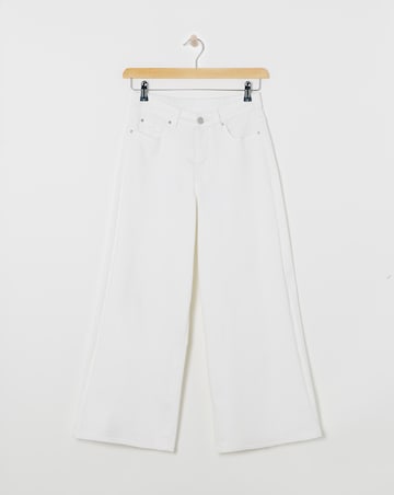 Whitev 24/7 Crop Wide Leg Jeans