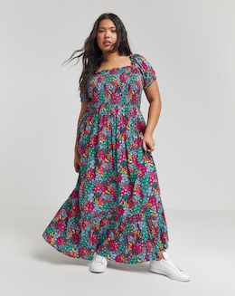 Joe Browns Serena Shirred Boho Maxi Dress