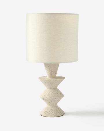 Sculptural Stoneware Table Lamp