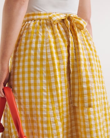 Joe Browns Gingham Midi Skirt