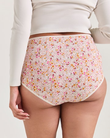 Pretty Secrets (7 Pack) Cotton Full Fit Knickers Paisley