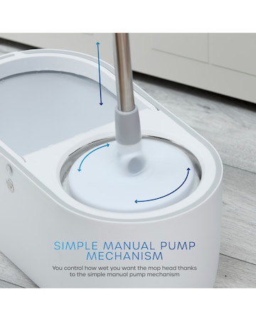 Swan Elevate Spin Mop & Bucket