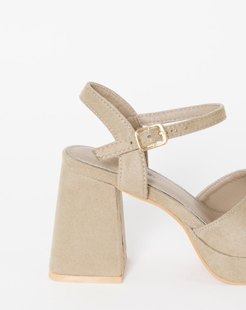 Chacha Platform Heel Sandals - Wide Fit (E)