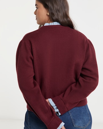 Neon Rose Double Layer Cardigan