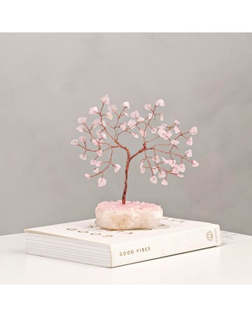 Serenity Gemstone Tree Love Rose Quartz - Small