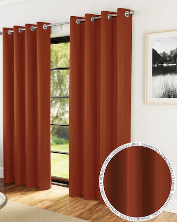 Supersoft Light Filtering Thermal Eyelet Curtains