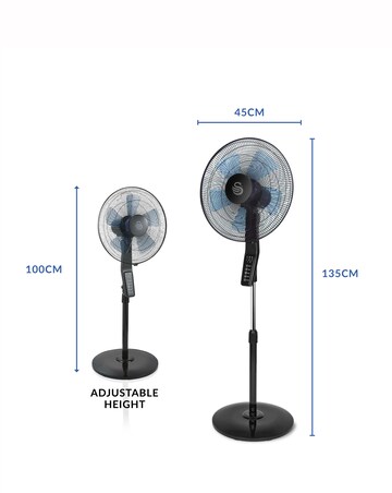 Swan 16'' Silence Stand Fan - Black