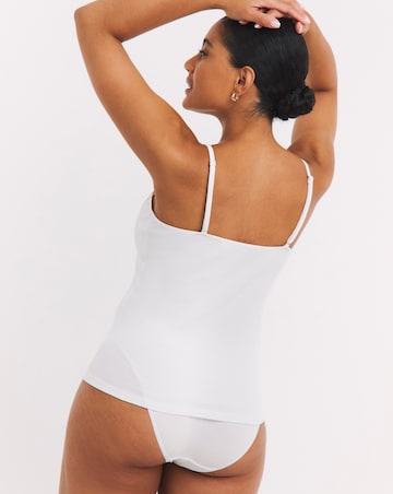 Pretty Secrets (3 Pack) Cotton Vests Black/White/Blush