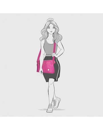 Enrico Benetti Suzie Single Handle Crinkle Nylon Shoulderbag