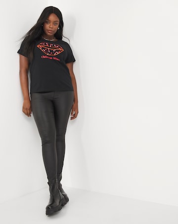 Black Christmas Kisses Novelty Tee