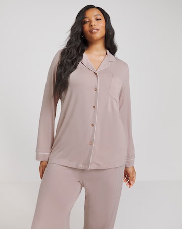 Figleaves Camelia Modal Button Down Pyjama Set