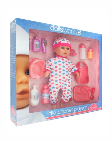 Dolls World Little Poppet Doll and Playset