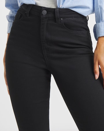 Super Stretch Premium Denim Black Slim Jeans