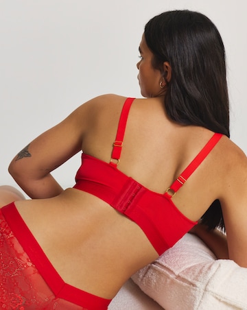 Lemonade Dolls Signature Lace Fuller Cup Bralette Red