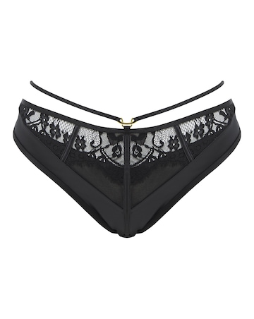Figleaves Adele Satin & Lace Brazilian Brief