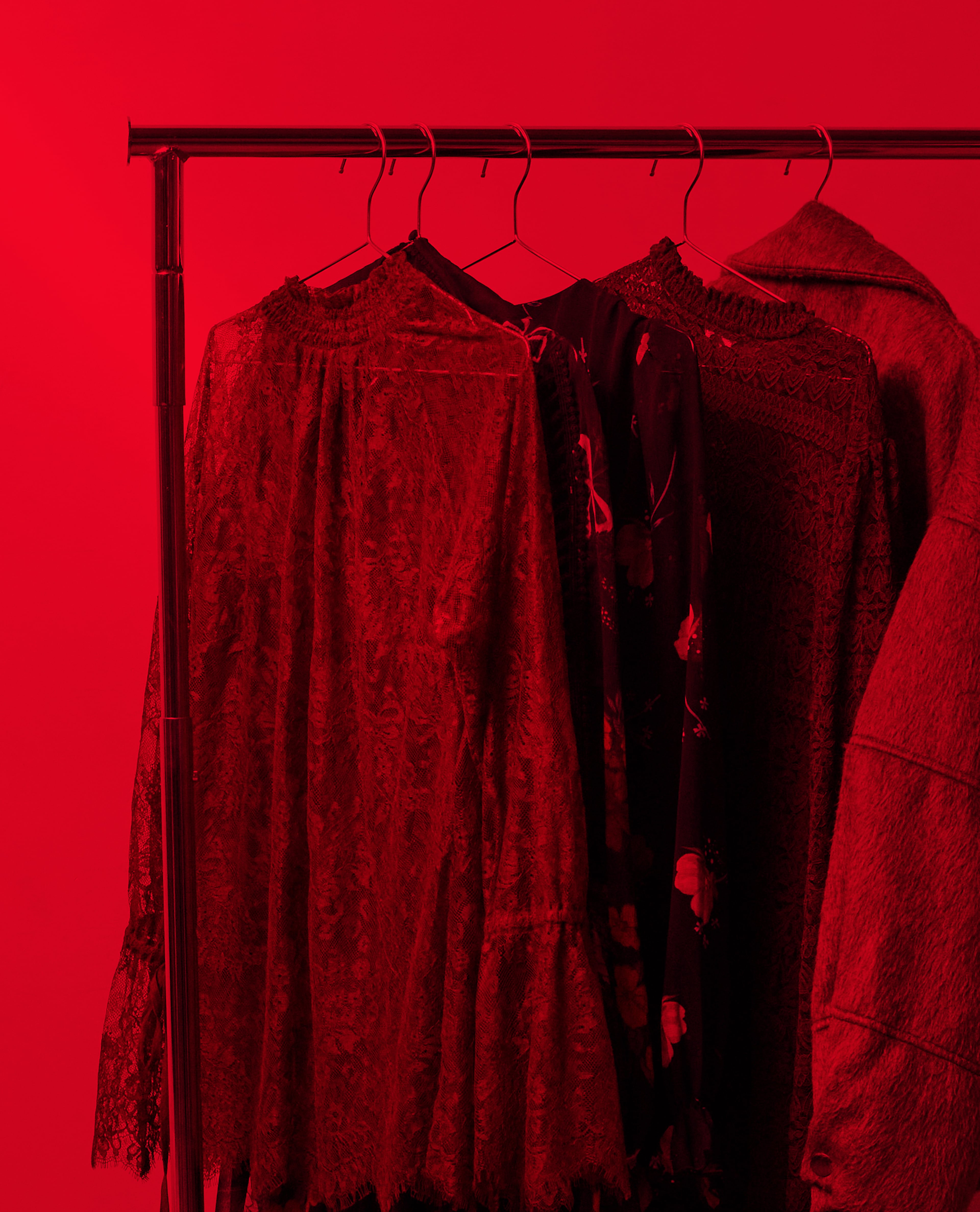 Sale rail of fashion