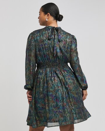 Lovedrobe Black Metallic Mini Dress