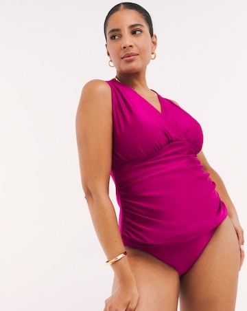 MAGISCULPT Ruched Tummy Control Tankini Set