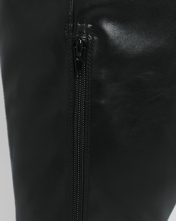 Amina Over The Knee Stretch Boots - Wide Fit (E) & Super Curvy Calf