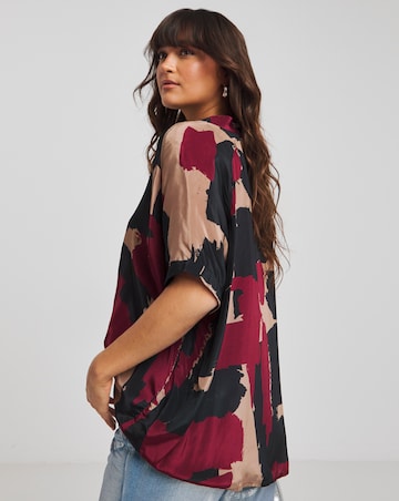 Religion Tie Neck Blouse